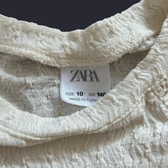 ✨ Zara Girls Textured Blouse Top - Size 10 ✨ - Picture 3 of 8
